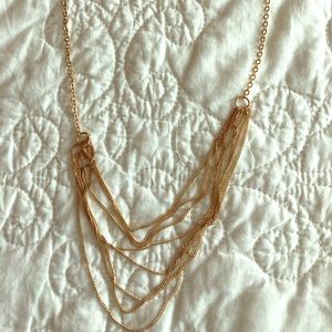 Gold multi-strand necklace